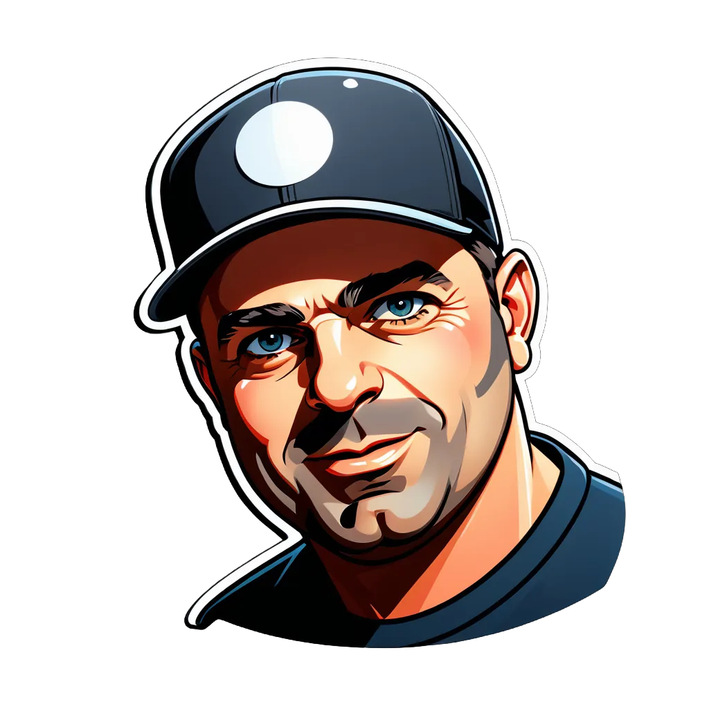 Illustrated portrait of Simon Agadzhanov